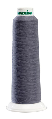 Madeira AeroLock Polyester Serger Thread 2000yd - Steel Grey (8111)