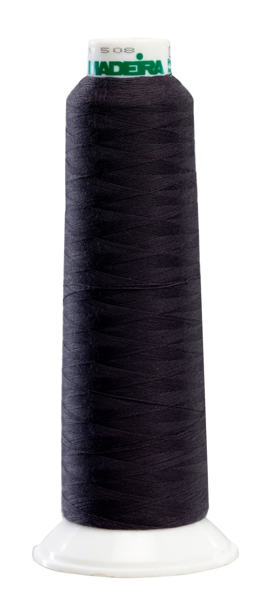 Madeira AeroLock serger thread 2000yd - Charcoal (8401)
