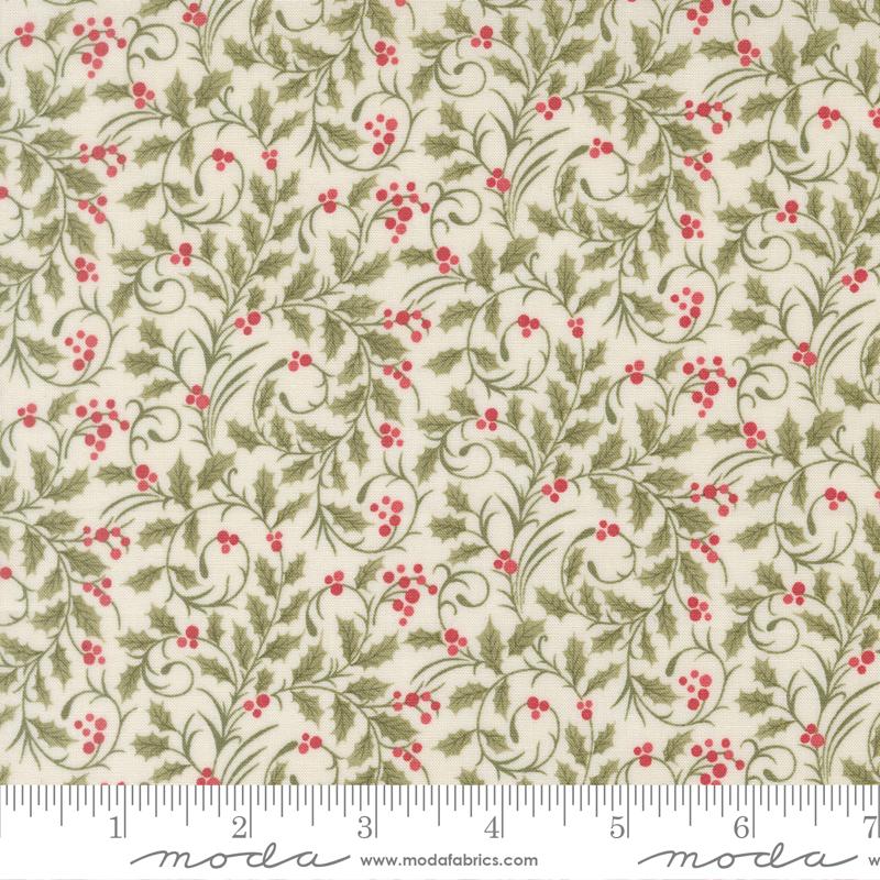 Moda Candlelight Christmas Cream quilting cotton by 3 Sisters, 44425 11