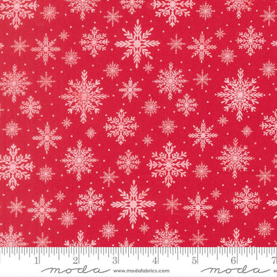 Moda Merrily On High Christmas Red quilting cotton by Sweetfire Road, 43214 13