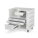 Ava Ash White Embroidery Cabinet - Brother / Baby Lock / Bernina