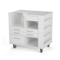 Ava Ash White Embroidery Cabinet - Brother / Baby Lock / Bernina