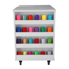 Ava Ash White Embroidery Cabinet - Janome / Juki