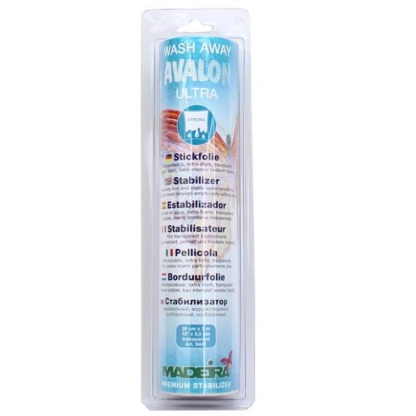 Madeira Avalon Ultra Wash Away Stabilizer - 12" x 3.3yds