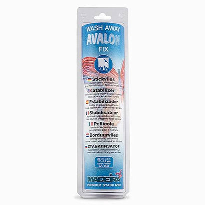 Madeira Avalon Fix Wash Away Stabilizer - 9.5" x 1.1yds