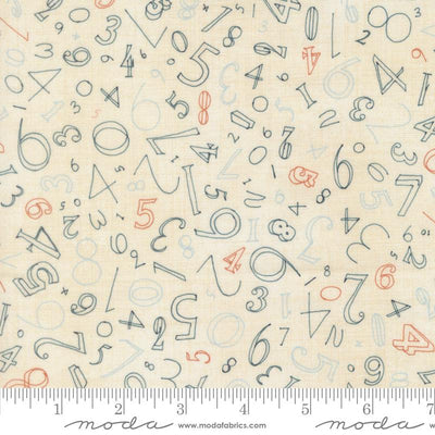 Moda Data Numerals Lovelace quilting cotton by Janet Clare, 24671 12