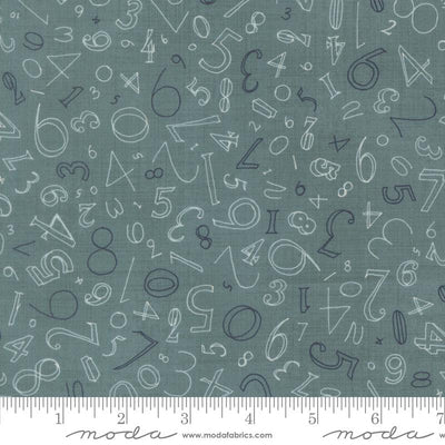 Moda Data Numerals Turing quilting cotton by Janet Clare, 24671 14