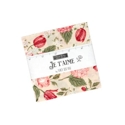 Moda Je Taime Charm Pack 20990PP 42 5 inch squares Stacy Iest Hsu
