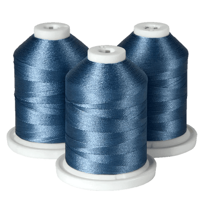 Brother Rock Blue 100% Polyester Color Fast, High Shine Embroidery Thread ETP01041