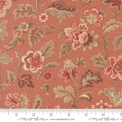 Moda Le Jardin Rouge 36152 12 Clay floral by French General