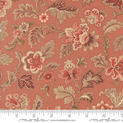 Moda Le Jardin Rouge 36152 12 Clay floral by French General