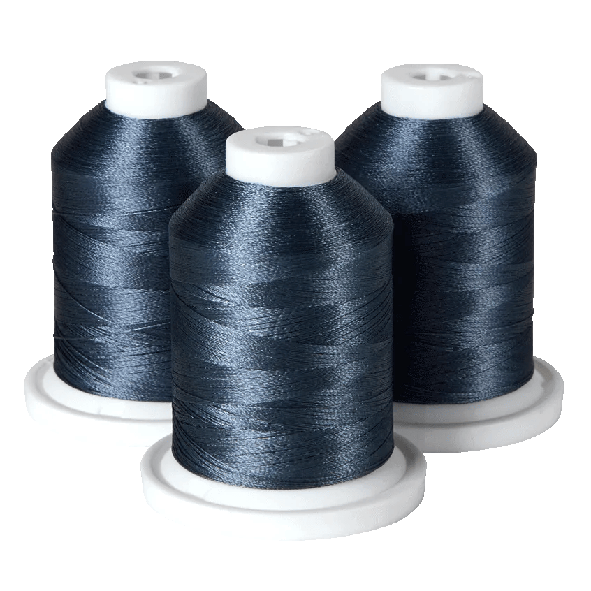 Brother Black Chrome 100% Polyester Color Fast, High Shine Embroidery Thread ETP01193