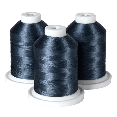 Brother Black Chrome 100% Polyester Color Fast, High Shine Embroidery Thread ETP01193