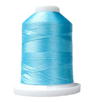 Brother Light Blue 100% Polyester Color Fast, High Shine Embroidery Thread ETP01226