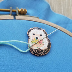 Jessica Long Hedgehog Enamel Needle Minder