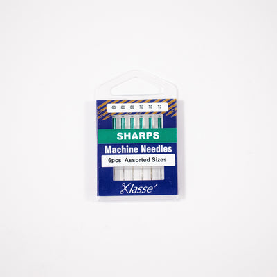 Klassé Sharp/Microtex Needles – Assorted Sizes (Set of 6)
