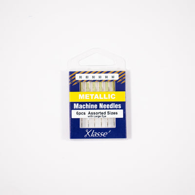 Klassé Metallic Needles – Assorted Sizes (Set of 6)