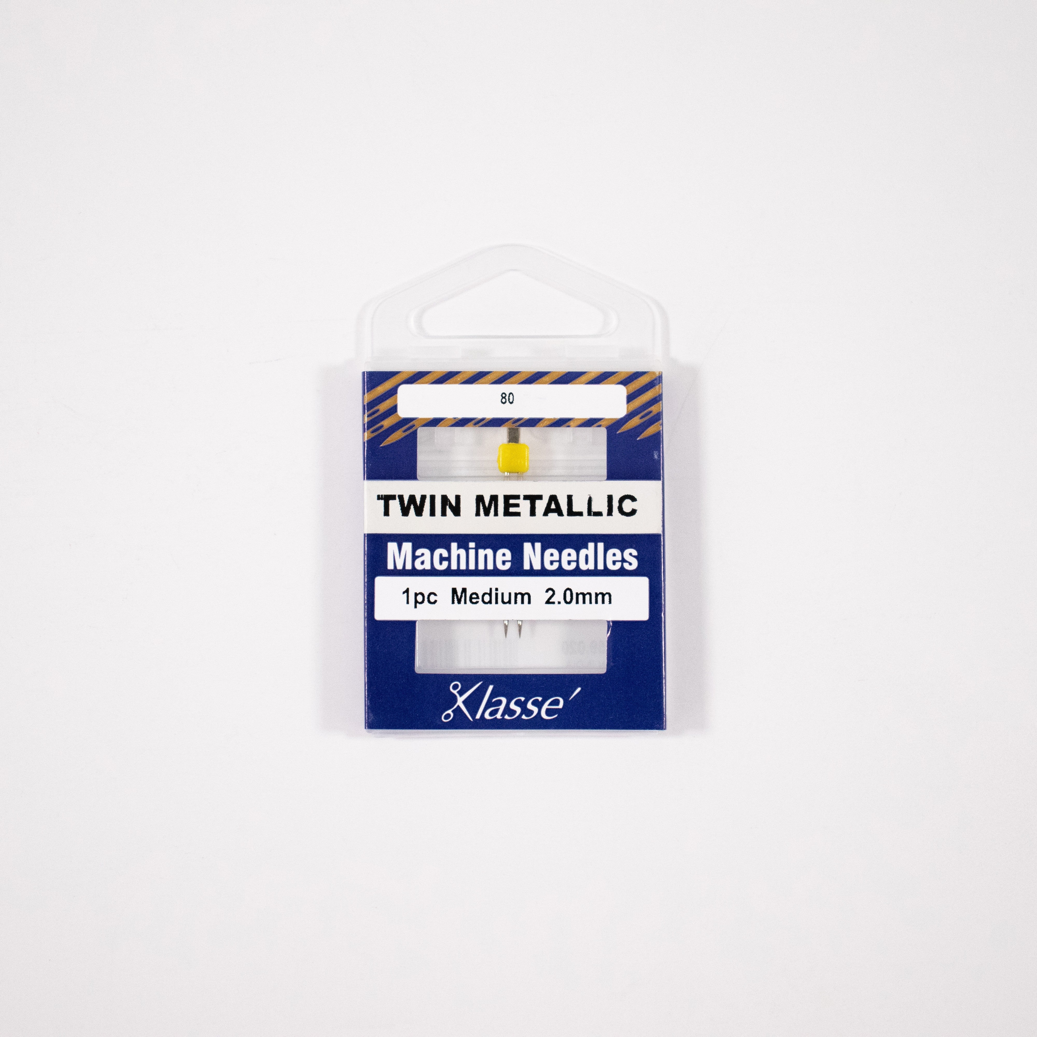 Klassé Twin Metallic Needle – 2.0mm (Single)