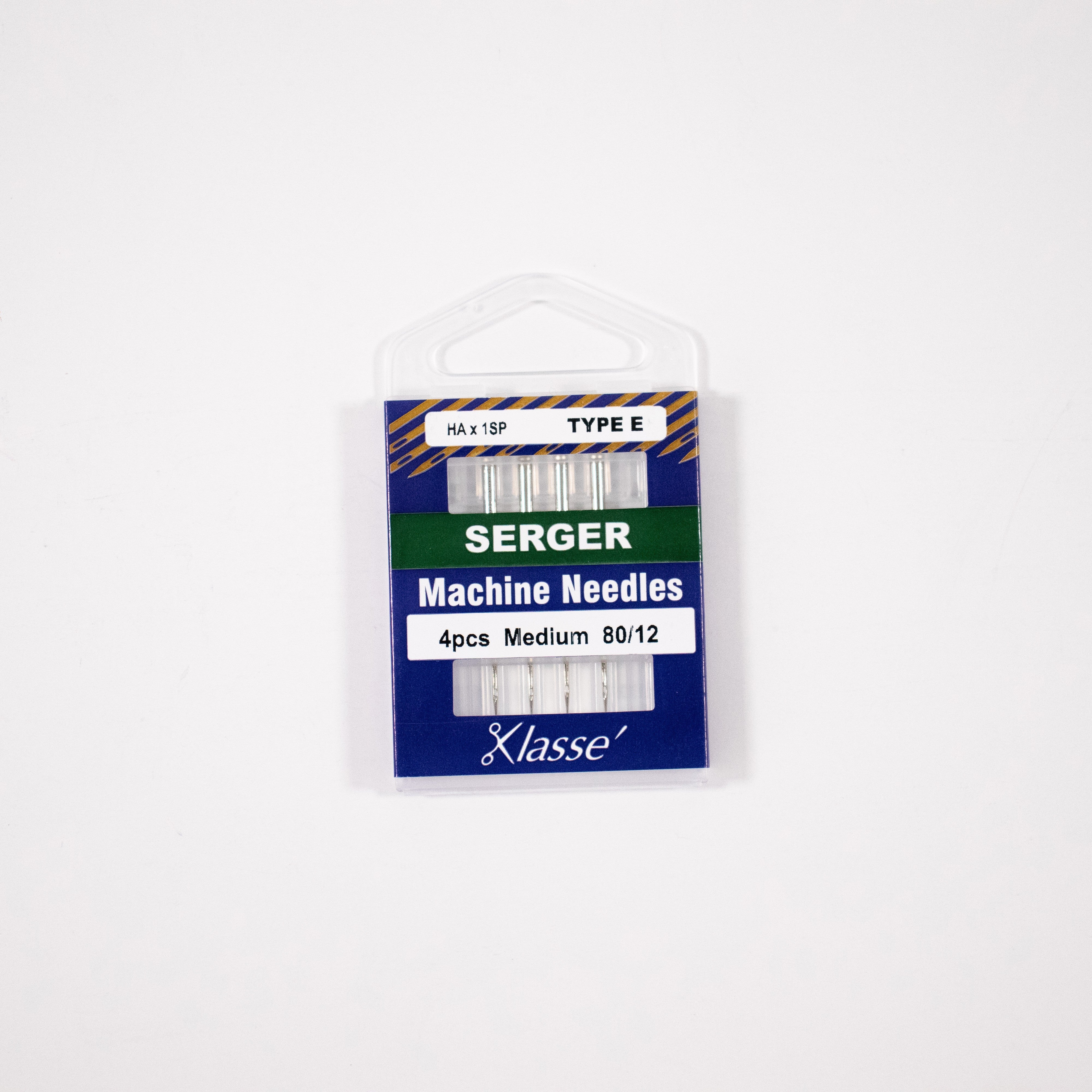 Klassé Overlocker Needles Type E – Size 80/12 (Set of 4)