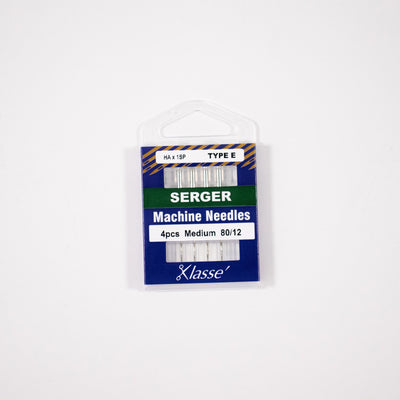 Klassé Overlocker Needles Type E – Size 80/12 (Set of 4)
