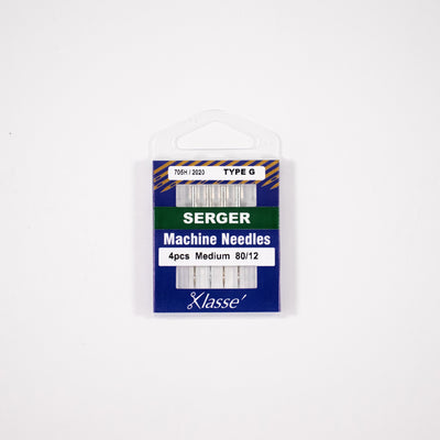 Klassé Serger Needles Type G – Size 80/12 (Set of 4)