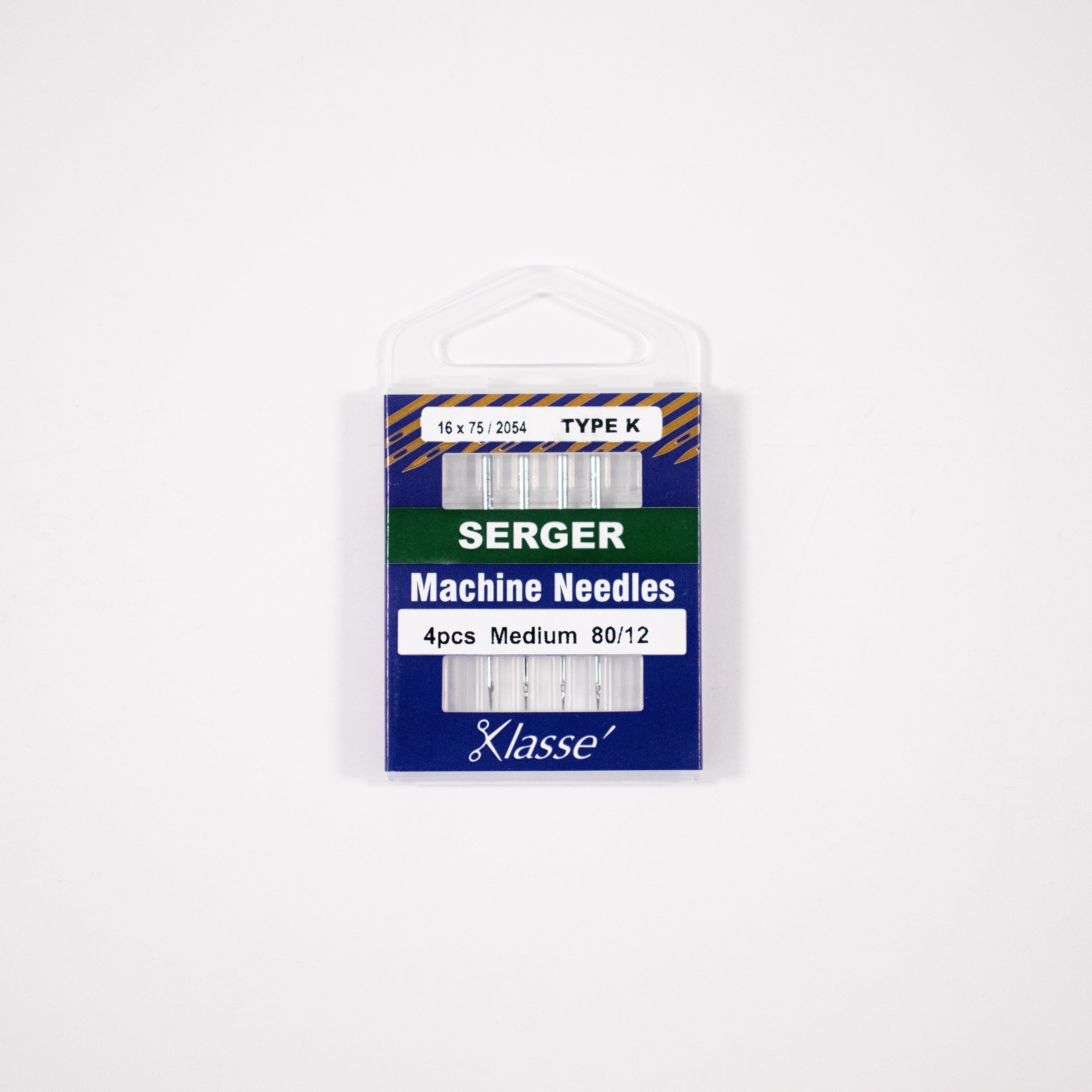 Klassé Serger Needles Type K – Size 80/12 (Set of 4)