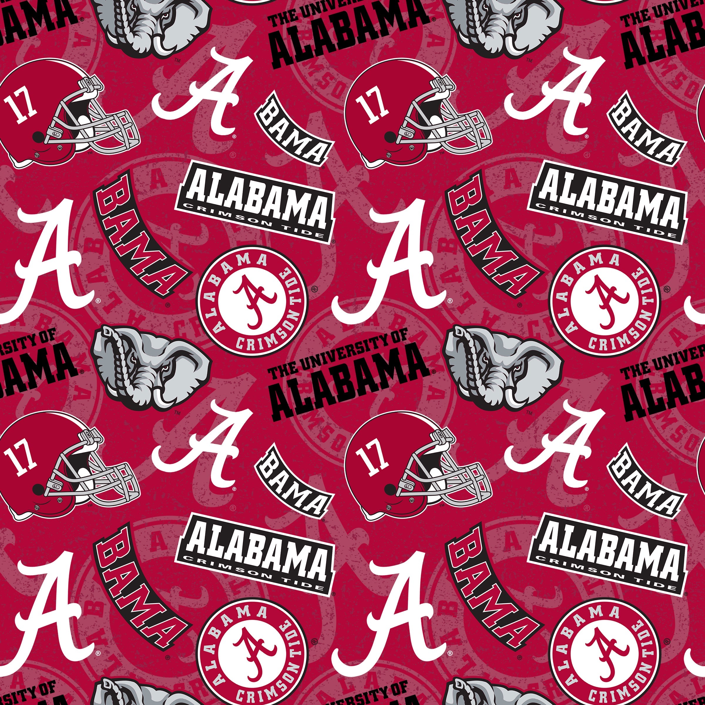 NCAA Alabama Crimson Tide AL-1178 Tone on Tone