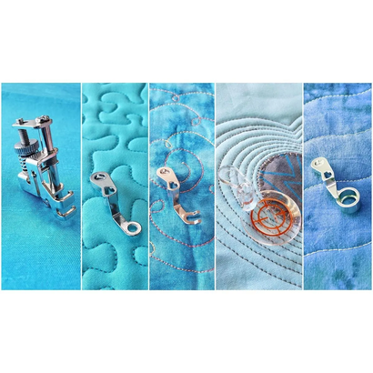 Baby Lock BL-FMQS Free Motion Quilt Set of 4 Soles and Foot