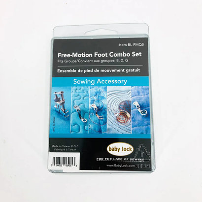 Baby Lock BL-FMQS Free Motion Quilt Set of 4 Soles and Foot