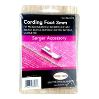 BL Cording Foot 3mm Carded 3MM BLE1SX