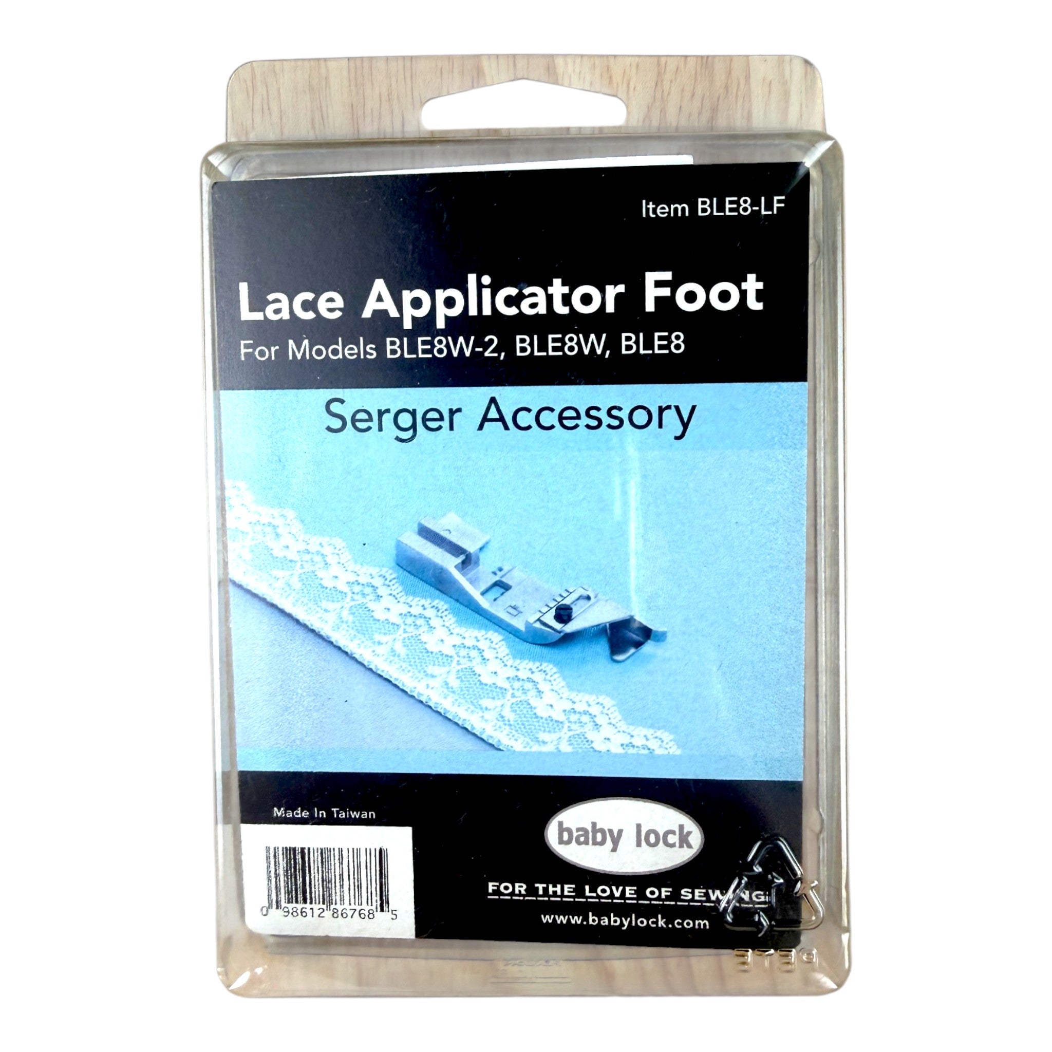 BL Lace Applicator Foot 8 Thread BLETS8 BLES8 BLS8 BLE8W-2 BLEW BLE8