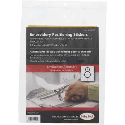 Baby Lock BLSO-EPS Embroidery Positioning Stickers