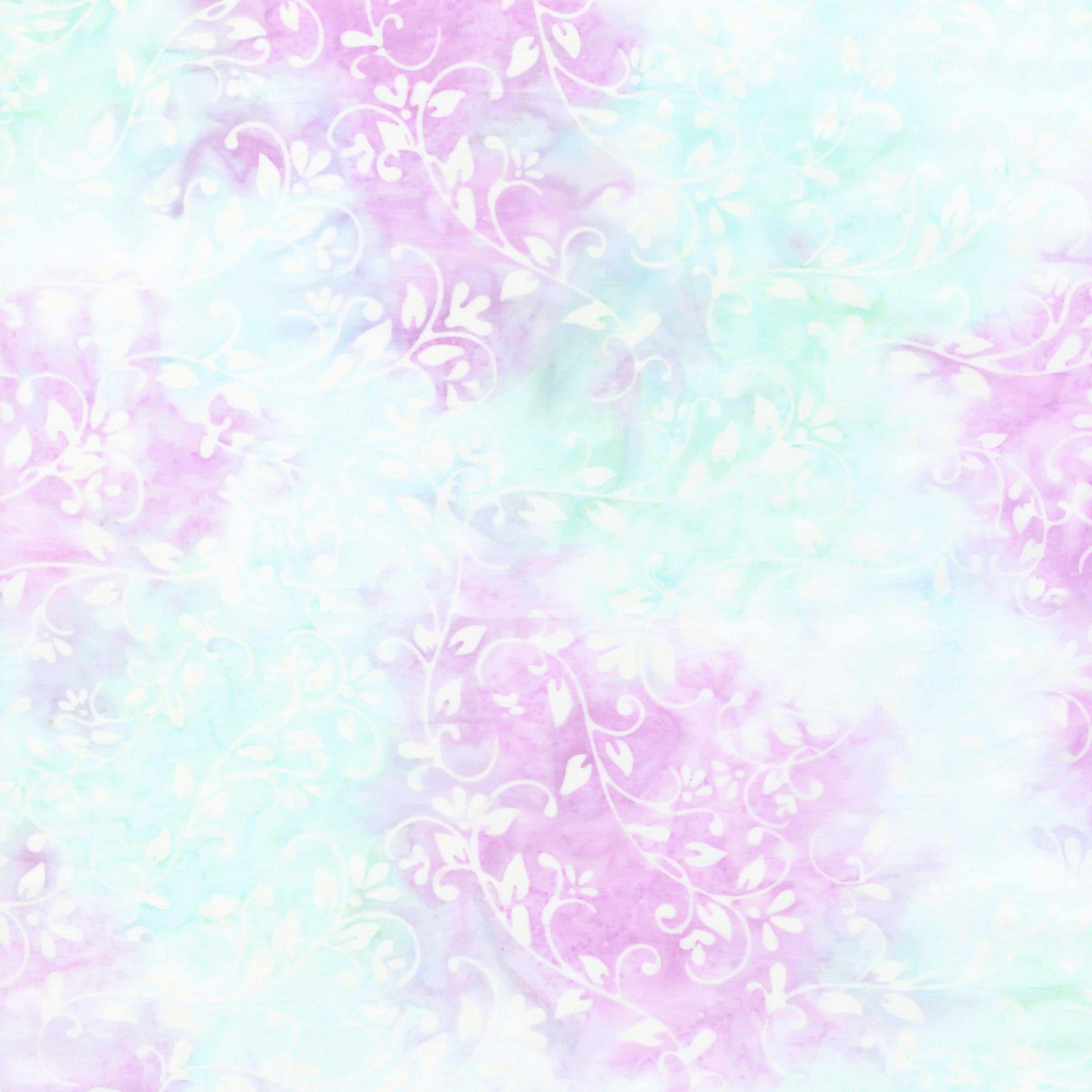 Riley Blake Batiks Elementals Candy Coated Lilac Mint