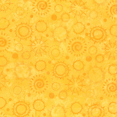 Riley Blake Batiks Ink & Nectar Dandelion