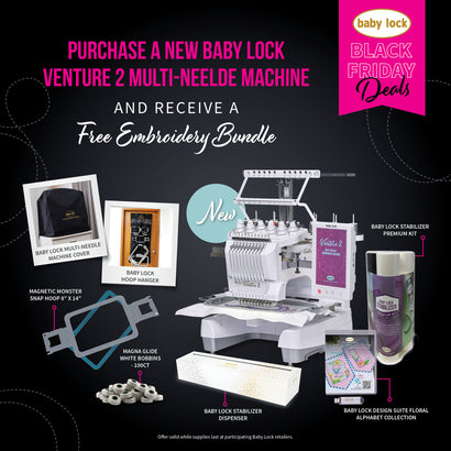 Baby Lock Venture 2 10 Needle Embroidery Machine