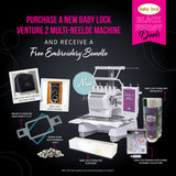 Baby Lock Venture 2 10 Needle Embroidery Machine