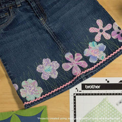 Brother Iron-On Fabric Appliqué Contact Sheet – 36 Inch