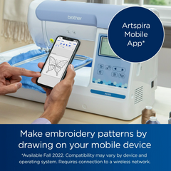 Brother PE900 5x7 Embroidery Machine and Magnetic Hoop