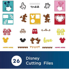 Brother Disney Mickey Mouse & Minnie Mouse Pattern Collection #1 (CADSNP01)