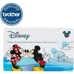 Brother Disney Mickey Mouse & Minnie Mouse Pattern Collection #1 (CADSNP01)