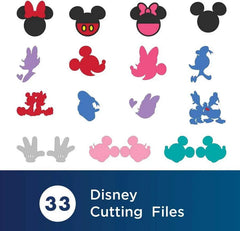 Brother Disney Mickey & Friends Appliqué Pattern Collection (CADSNP03)