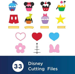 Brother Disney Mickey & Friends Appliqué Pattern Collection (CADSNP03)