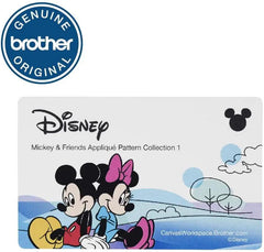 Brother Disney Mickey & Friends Appliqué Pattern Collection (CADSNP03)