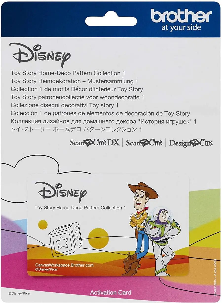 Brother Disney•Pixar Toy Story Home-Deco Pattern Collection (CADSNP05)