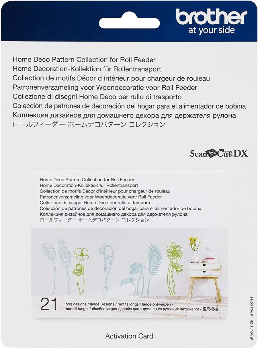 Brother Home Deco Pattern Collection for Roll Feeder (CADXRFDP02)