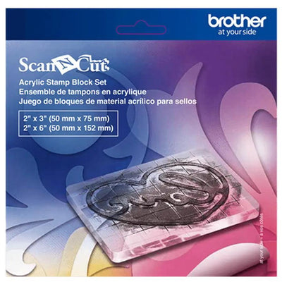 Brother Acrylic Stamp Block Set for ScanNCut