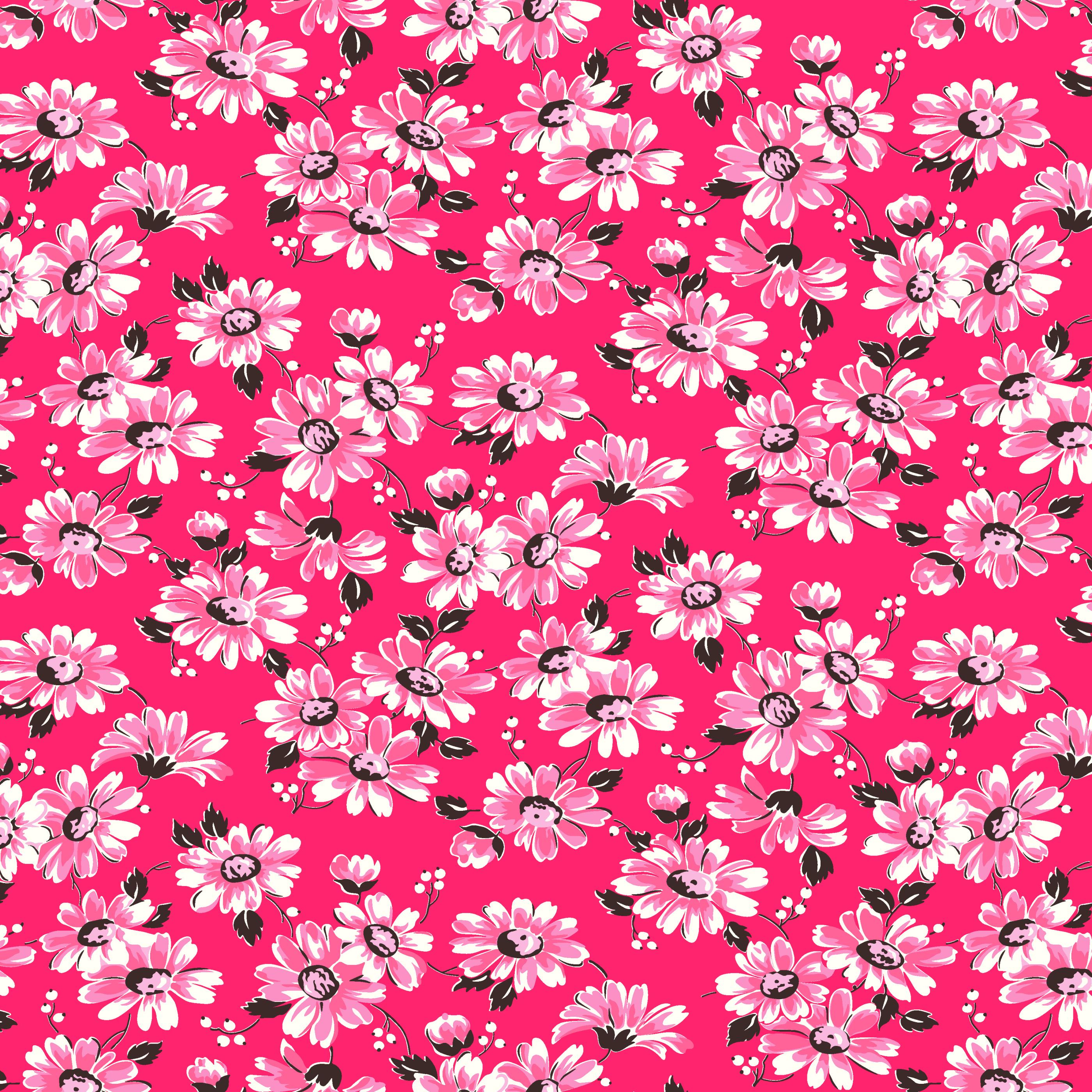Riley Blake Flea Market Floral Cayenne