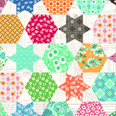 Riley Blake Flea Market Cheater Multi C10230-MULTI quilting cotton