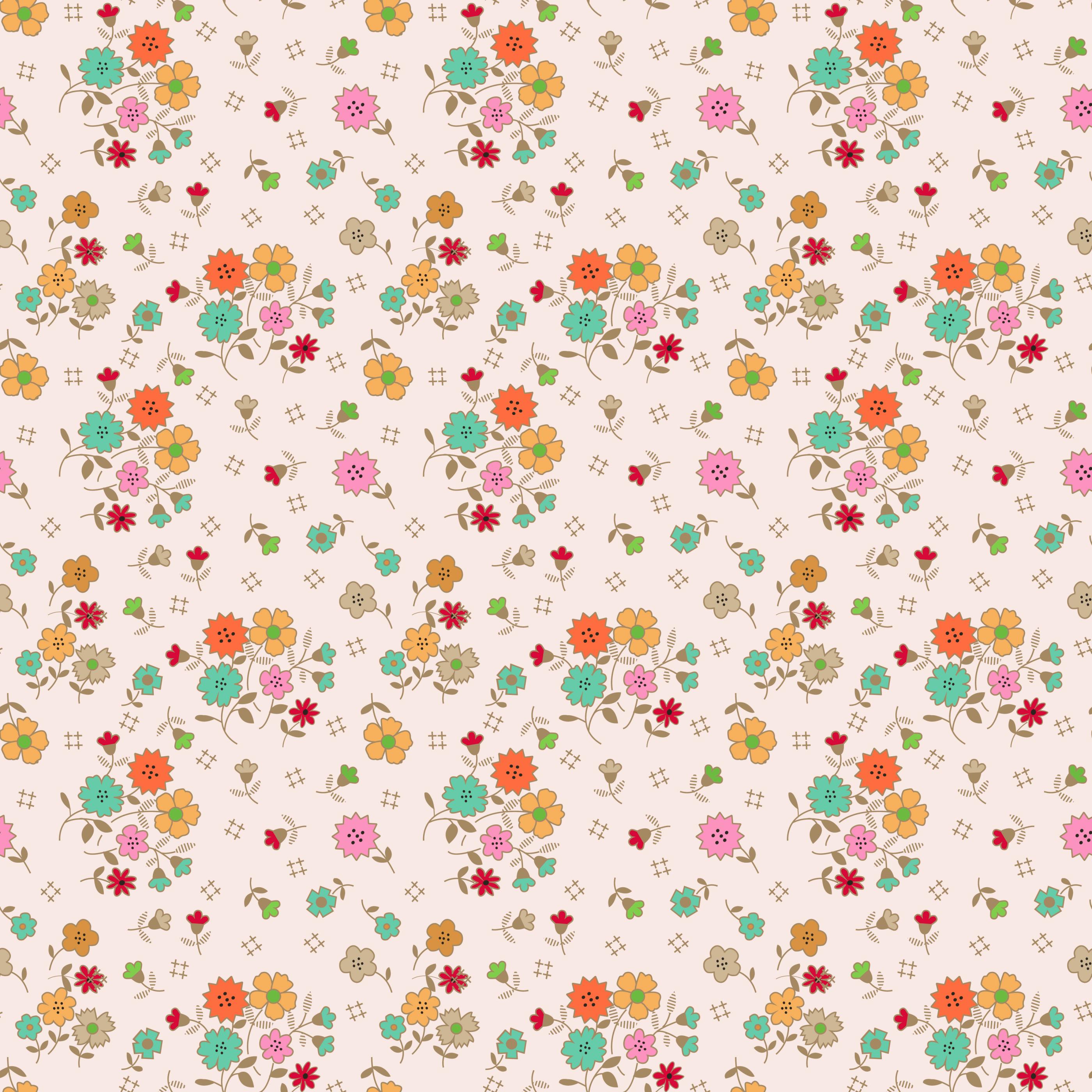 Riley Blake Autumn Floral Latte