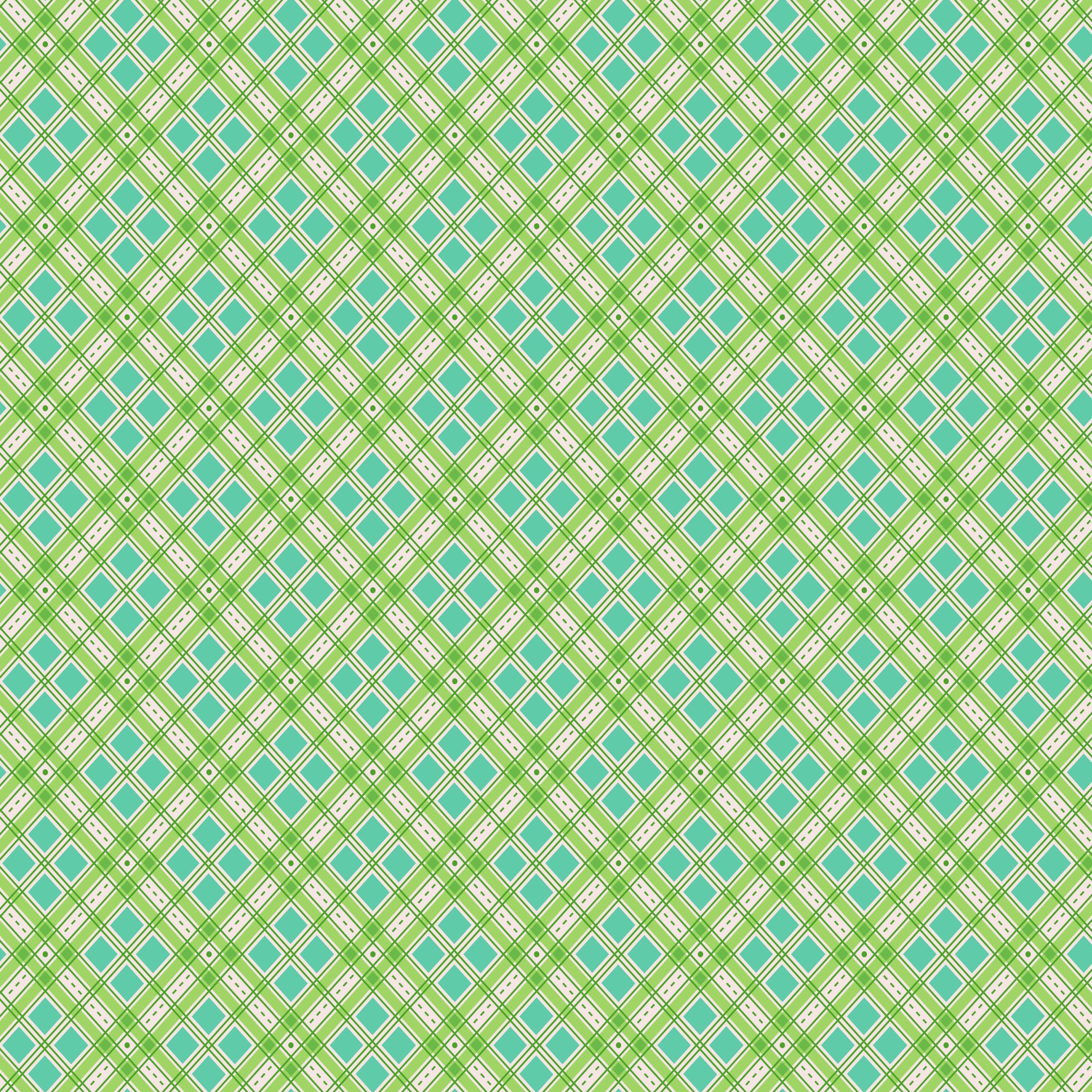 Riley Blake Autumn Plaid Lettuce